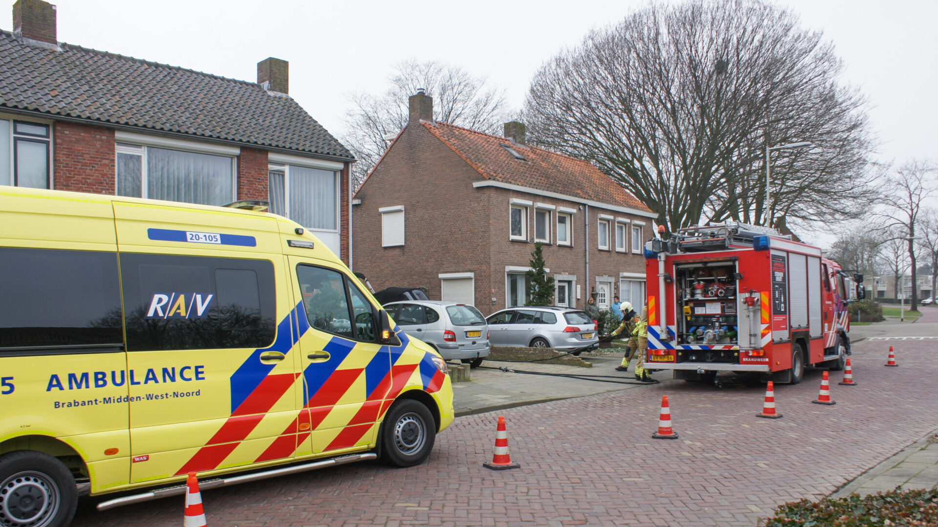 Bewoner Ademt Rook In Na Keukenbrand In Halsteren